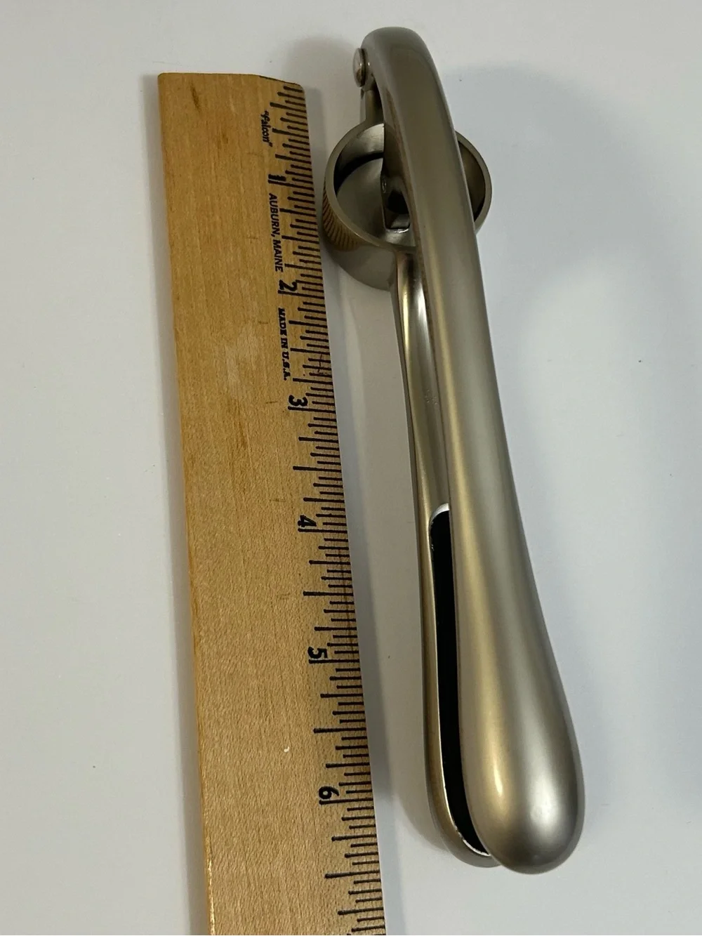 Zulay Stainless Steel Garlic Press - Satin Nickel Finish